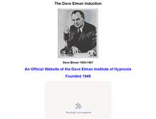 Tablet Screenshot of daveelmaninduction.com